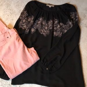 LOFT Long Sleeve Tall Blouse
